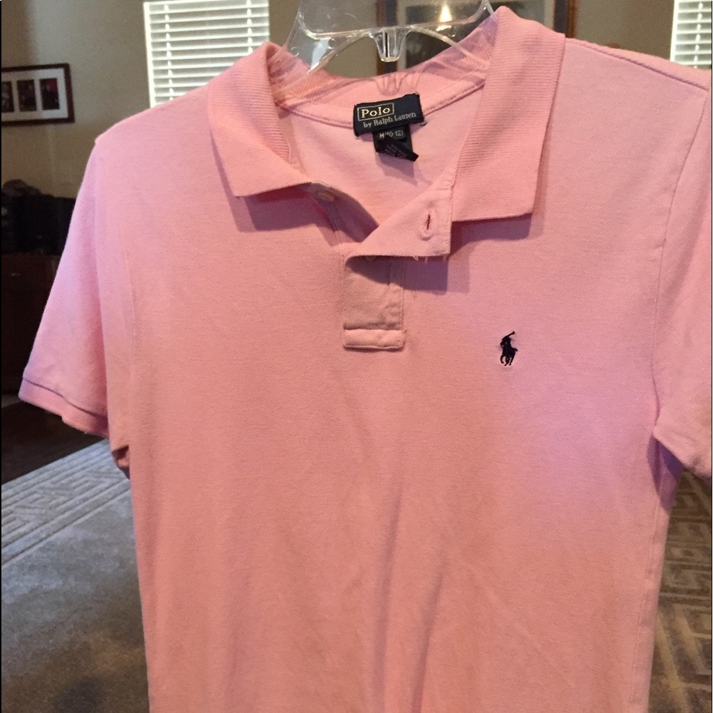 Pink Polo golf shirt